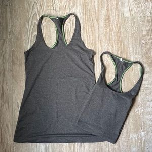 •Set of 2• Grey Workout Tops, Small